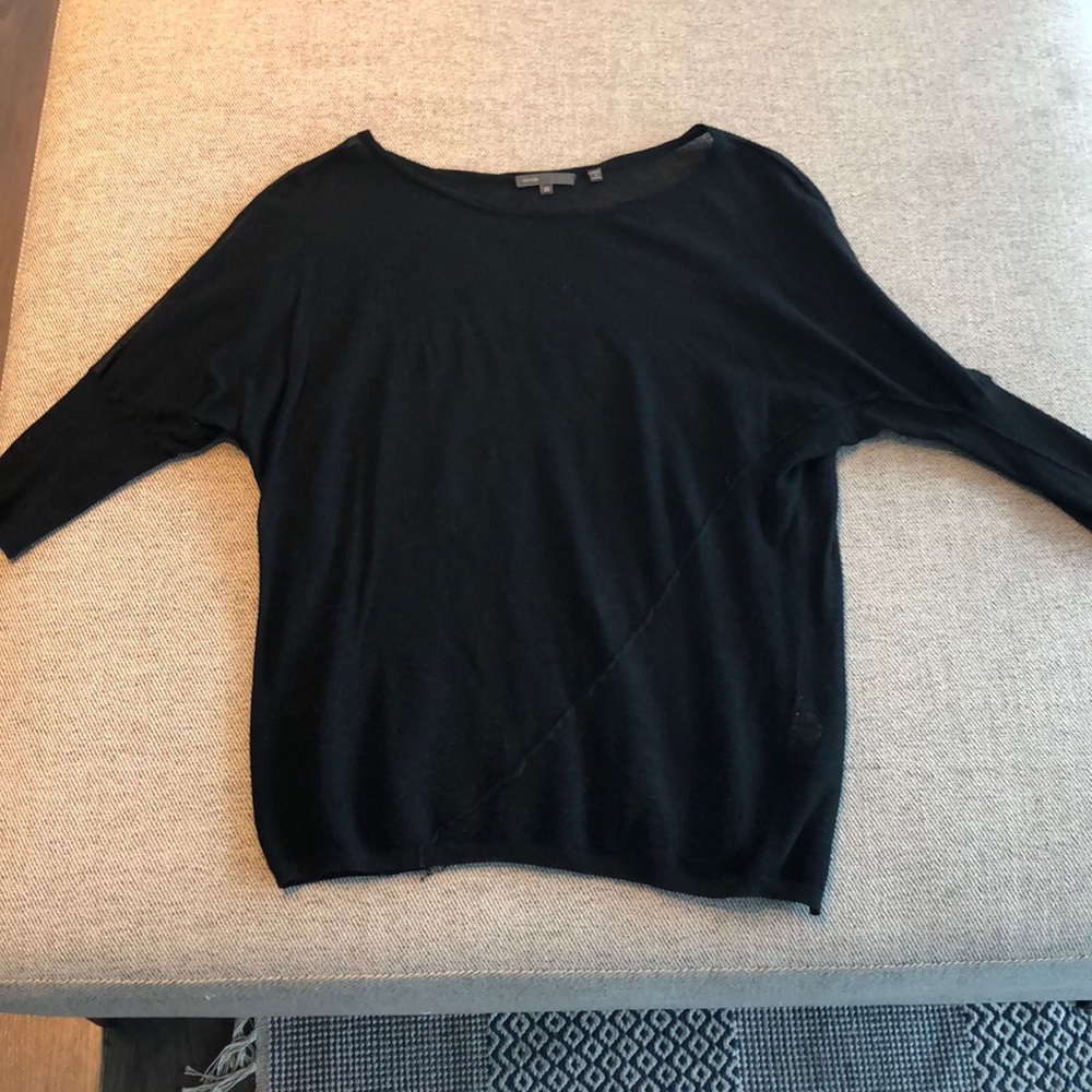 Vince, Black light weight sweater, size XS